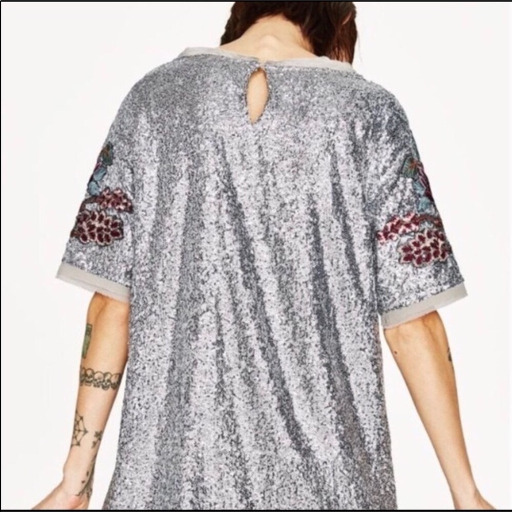 RARE ASO Alexis Rose in Schitt’s Creek Embroidered Sequin Dress NWT - Picture 16 of 16